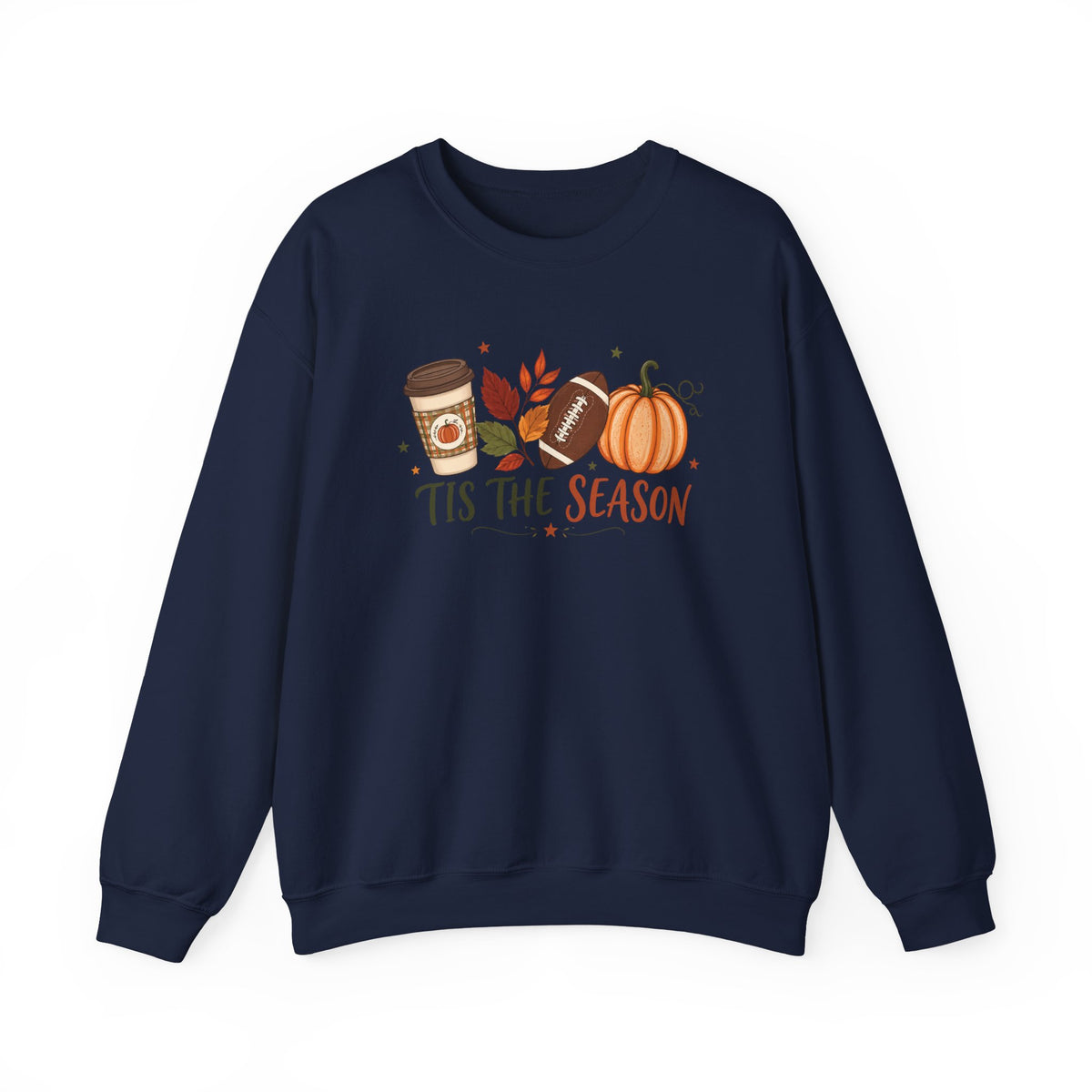 Tis the Season Fall Sweatshirt — Pumpkin Spice Cozy Crewneck