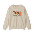 Crewneck Sweatshirt - "Tis The Season" Fall Pumpkin & Coffee Cozy Sweatshirt