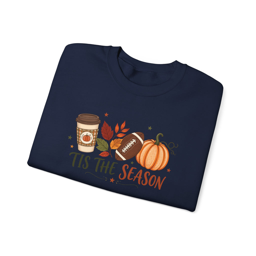 Tis the Season Fall Sweatshirt — Pumpkin Spice Cozy Crewneck