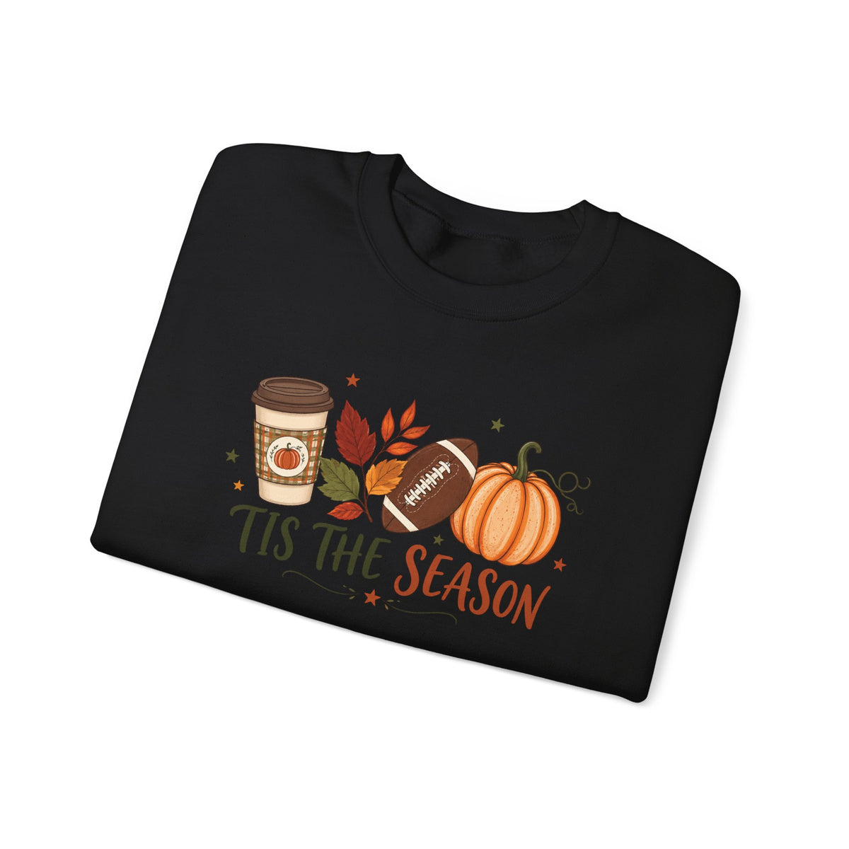 Tis the Season Fall Sweatshirt — Pumpkin Spice Cozy Crewneck