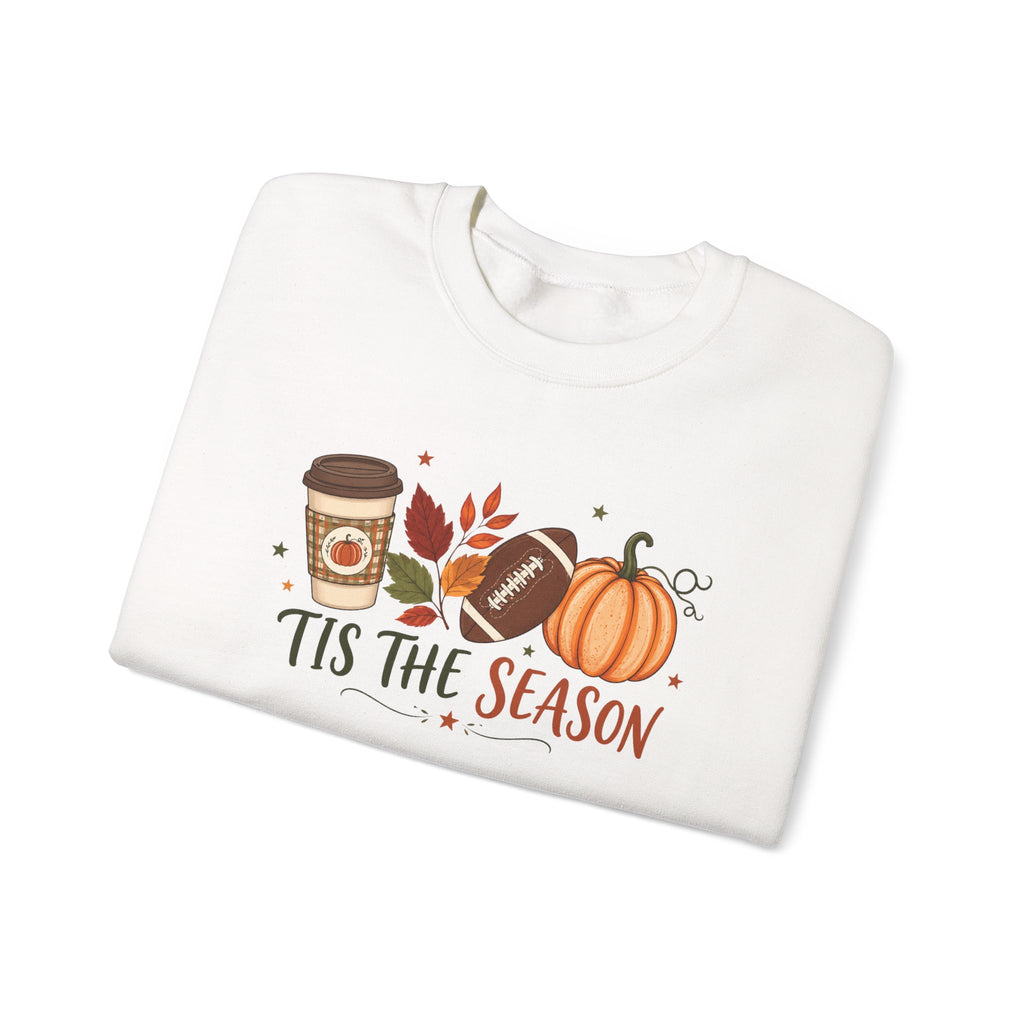 Tis the Season Fall Sweatshirt — Pumpkin Spice Cozy Crewneck